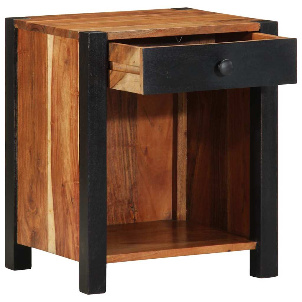 Nachttisch 2 stk. Braun 40 x 35 x 50 cm Massivholz Akazie
