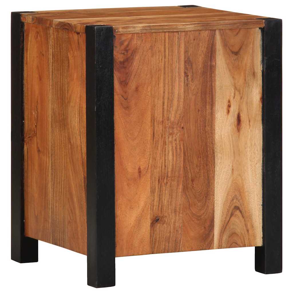 Nachttisch 2 stk. Braun 40 x 35 x 50 cm Massivholz Akazie