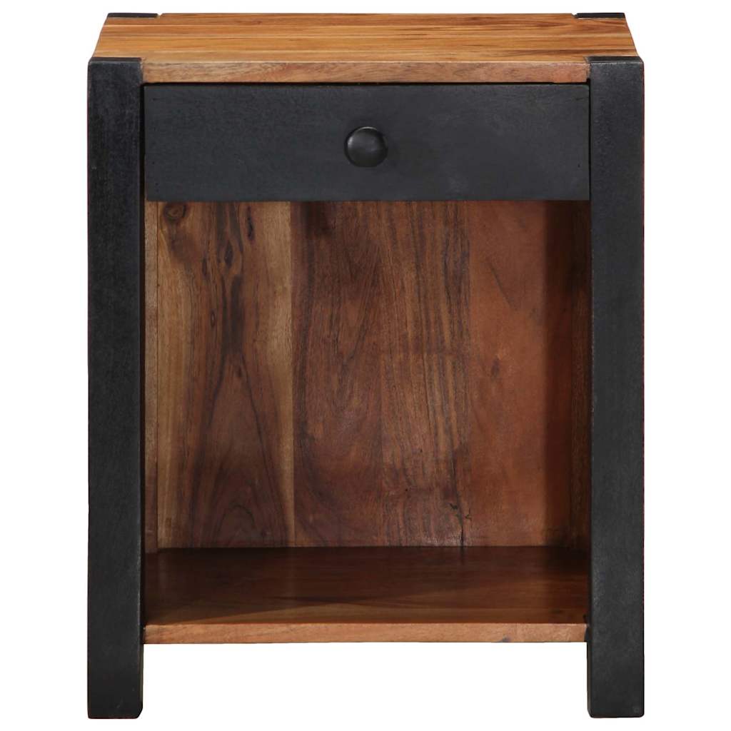 Nachttisch 2 stk. Braun 40 x 35 x 50 cm Massivholz Akazie
