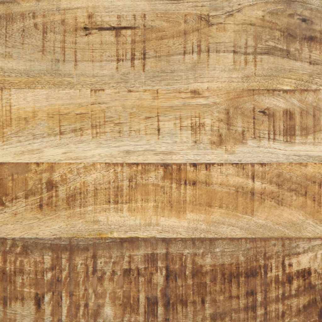 Couchtisch Braun 90 x 50 x 40 cm Massives Mango Holz und Metall