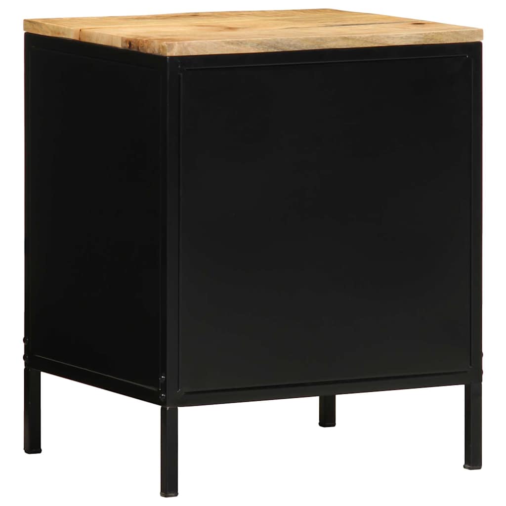 Nachttisch 2 stk. Braun und Schwarz 40 x 35 x 50 cm