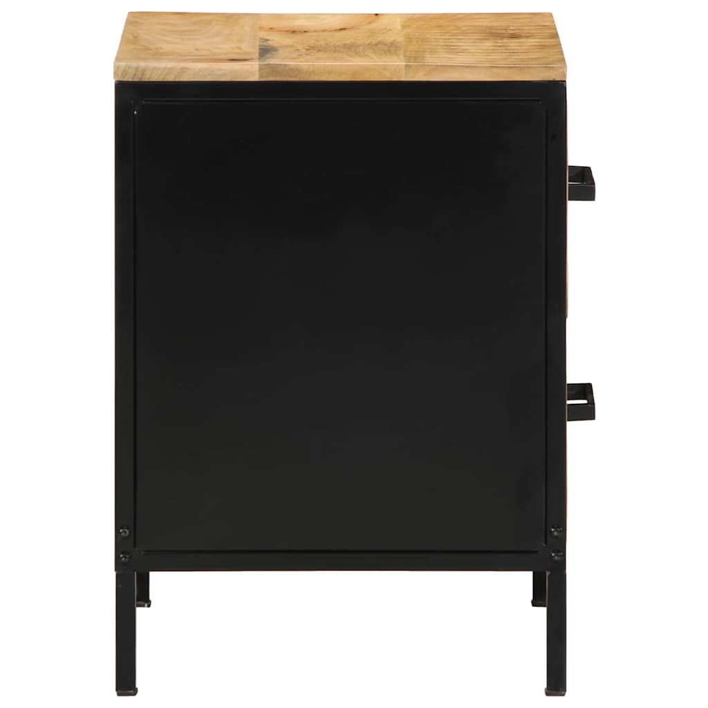 Nachttisch 2 stk. Braun und Schwarz 40 x 35 x 50 cm