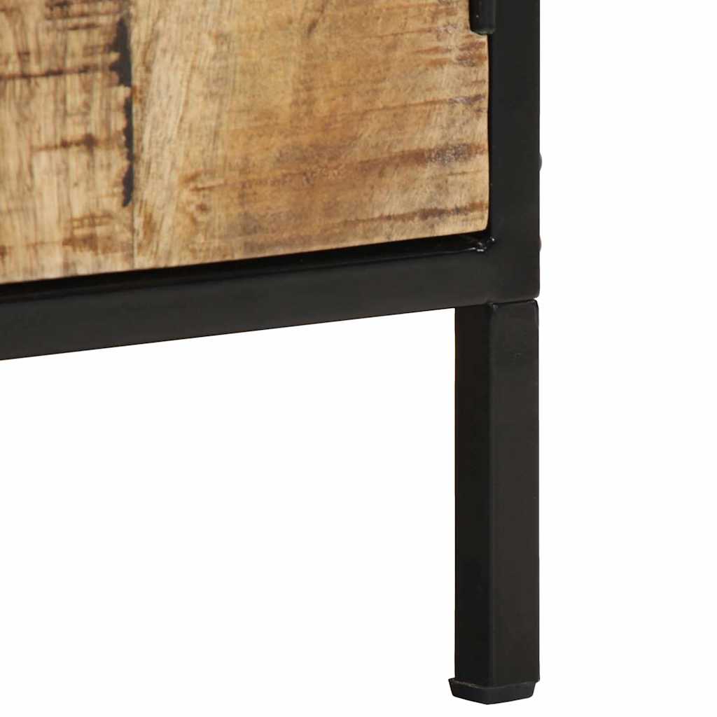 Nachttisch 2 stk. Braun und Schwarz 30 x 30 x 40 cm