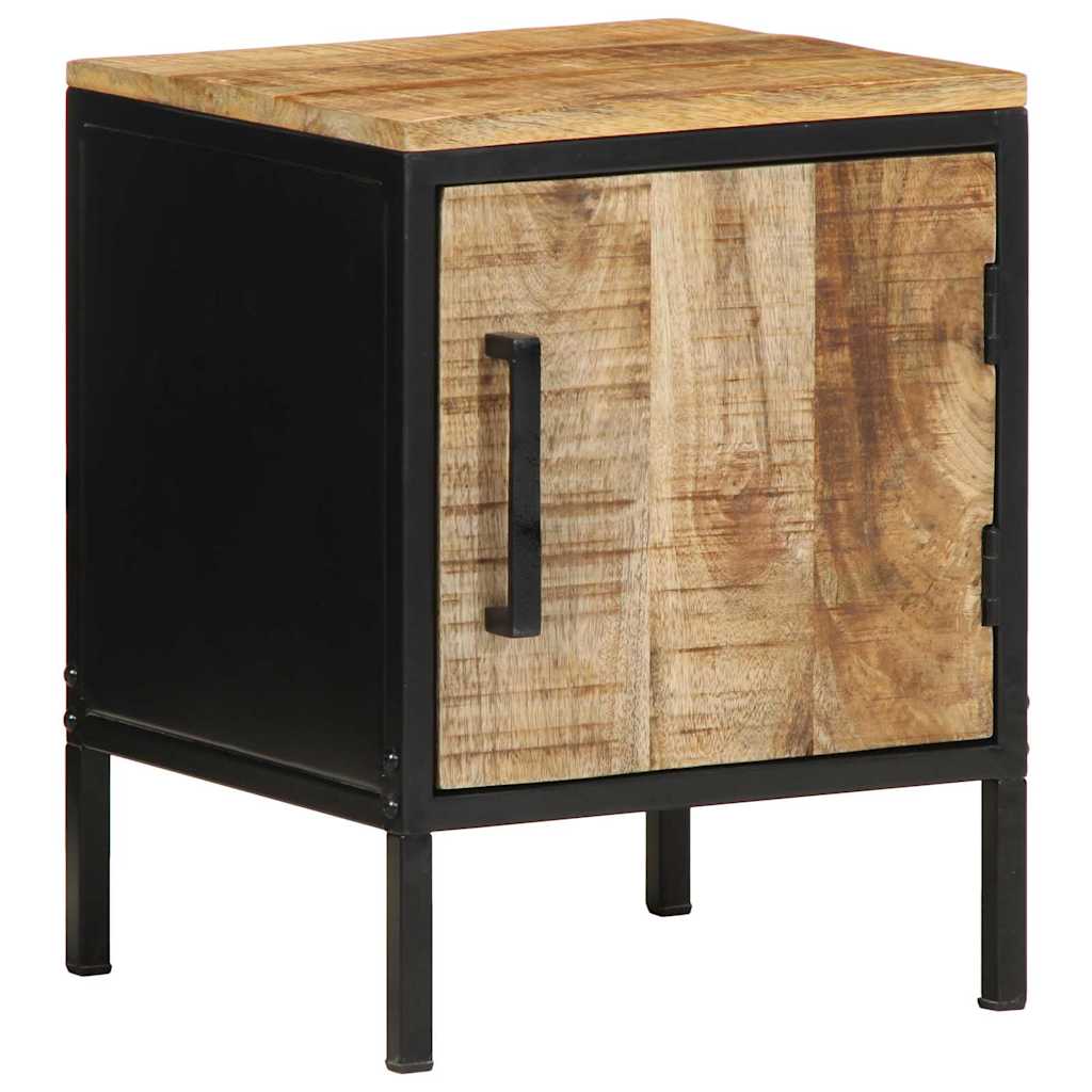Nachttisch 2 stk. Braun und Schwarz 30 x 30 x 40 cm