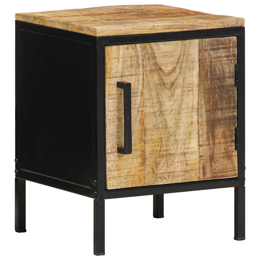 Nachttisch 2 stk. Braun und Schwarz 30 x 30 x 40 cm