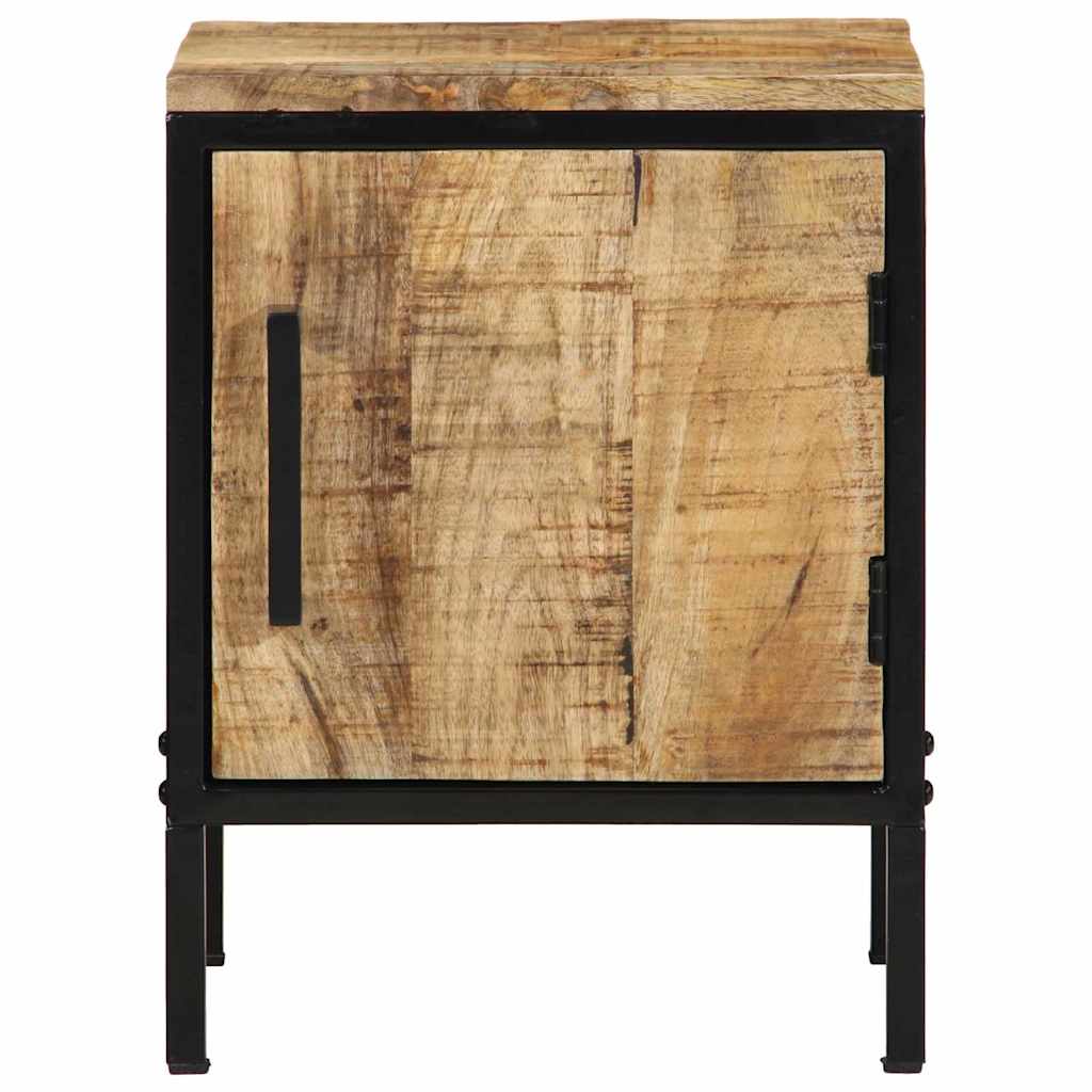 Nachttisch 2 stk. Braun und Schwarz 30 x 30 x 40 cm