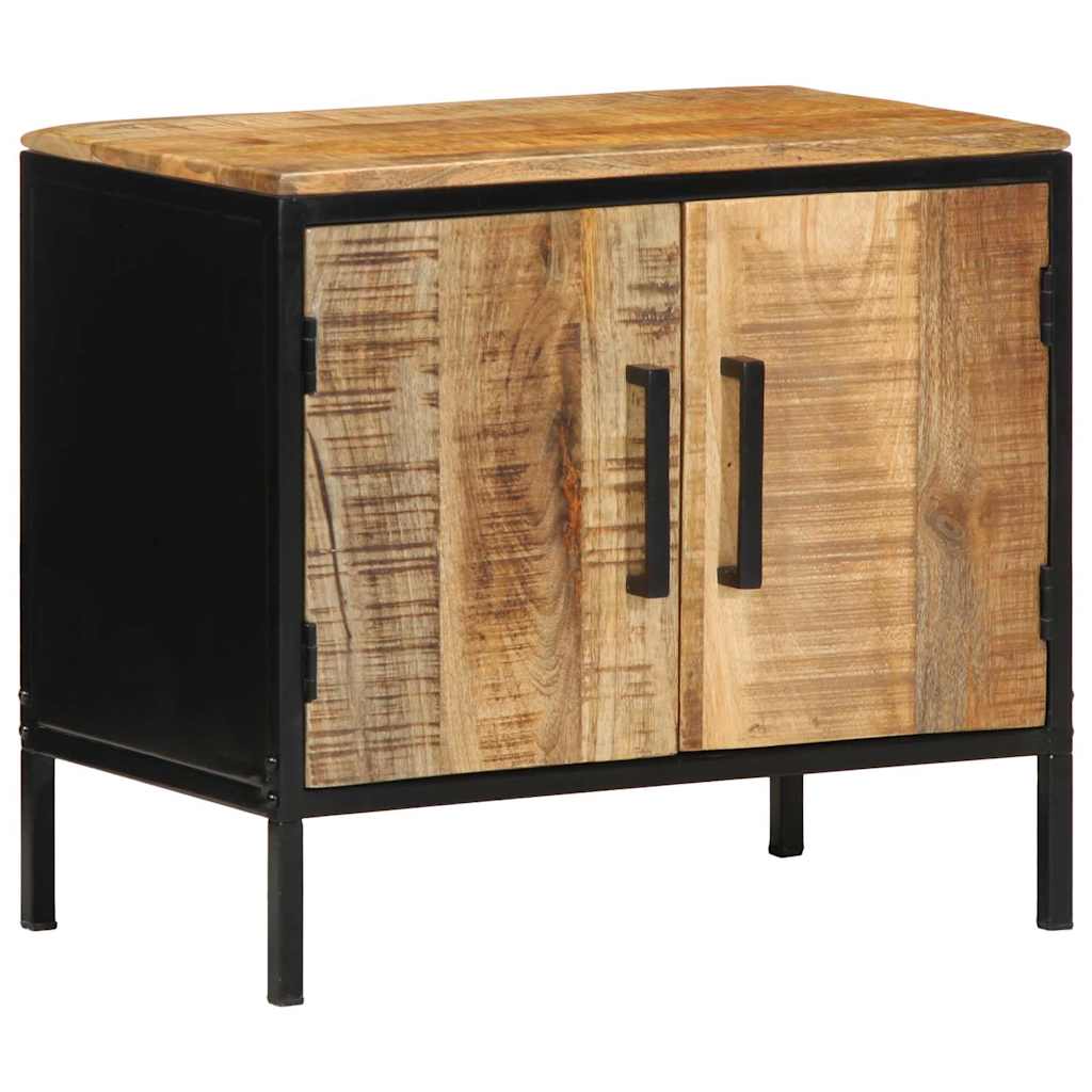 Nachttisch 2 stk. Braun und Schwarz 50 x 30 x 45 cm