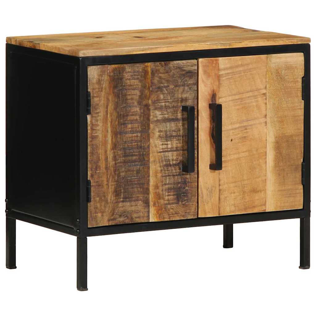 Nachttisch 2 stk. Braun und Schwarz 50 x 30 x 45 cm