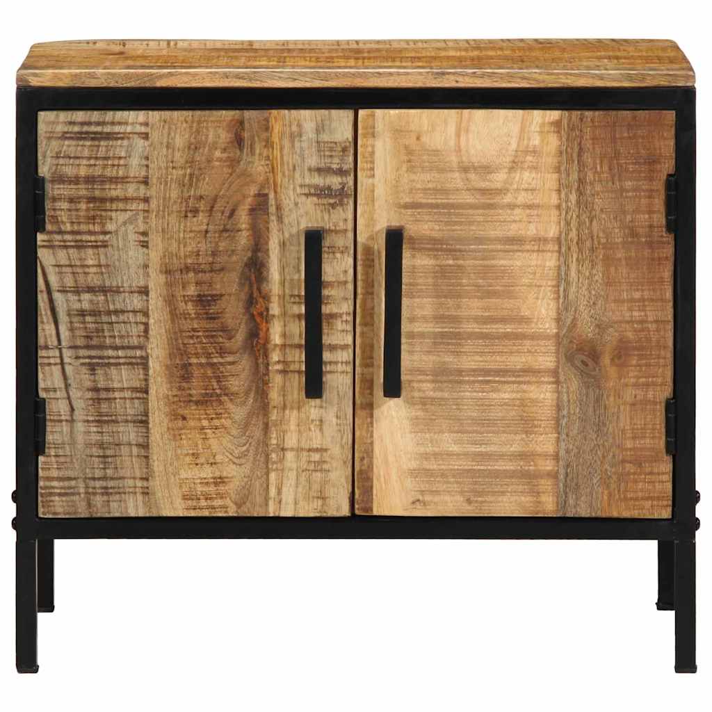 Nachttisch 2 stk. Braun und Schwarz 50 x 30 x 45 cm