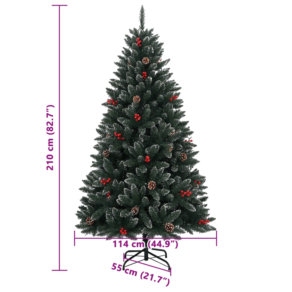 Künstlicher Weihnachtsbaum 300 LEDs 210 cm