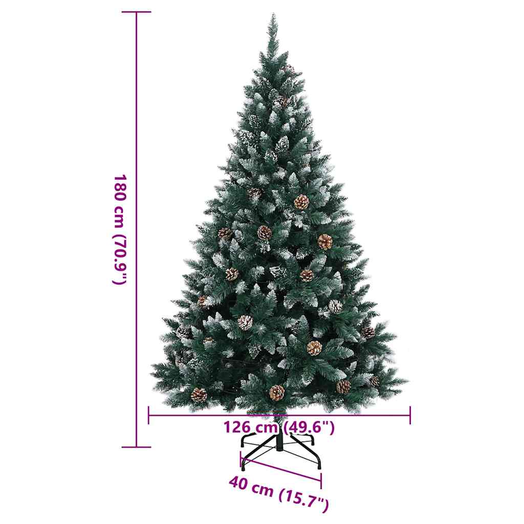 Künstlicher Weihnachtsbaum 300 LEDs 180 cm