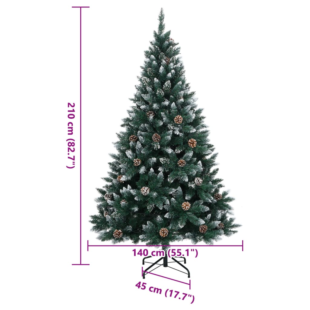 Künstlicher Weihnachtsbaum 300 LEDs 210 cm