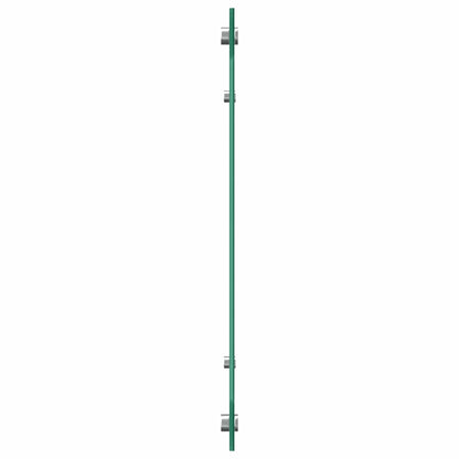 Küchenrückwände 2 Stk. Weiß 70x40 cm Hartglas