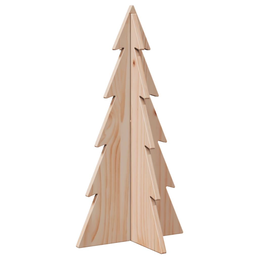 Bois de sapin de Noël à décorer 59,5 cm en bois de pin massif