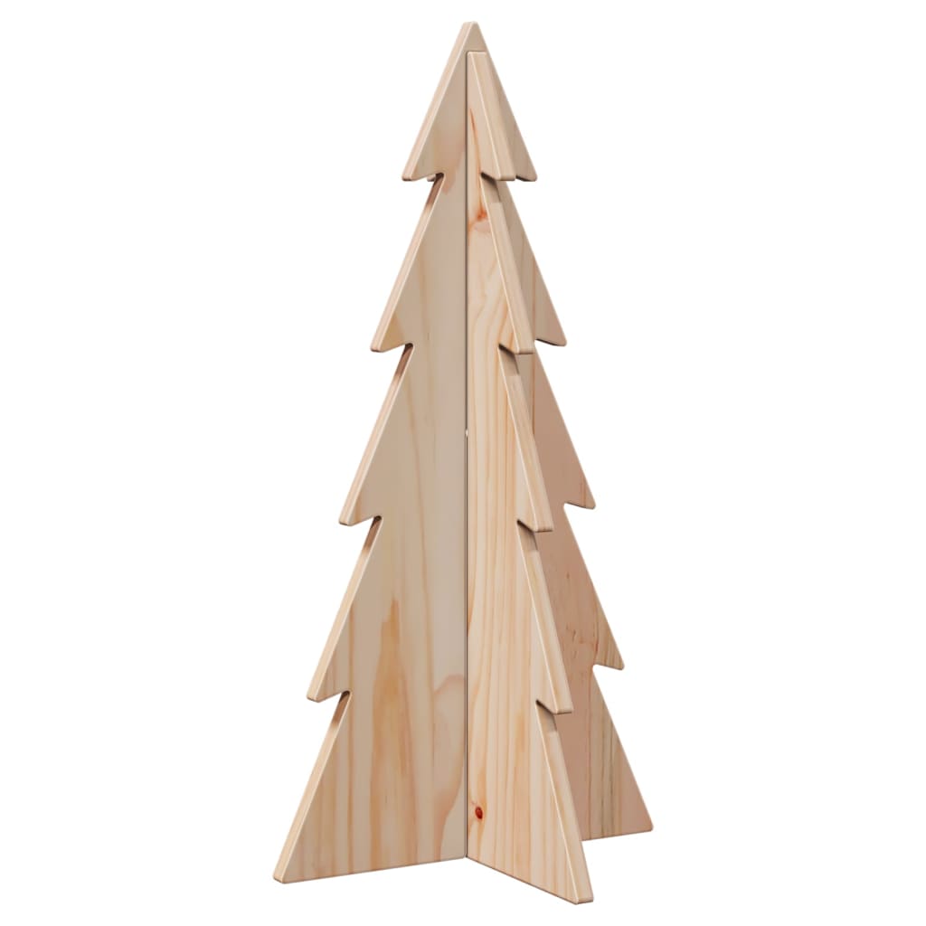 Bois de sapin de Noël à décorer 59,5 cm en bois de pin massif