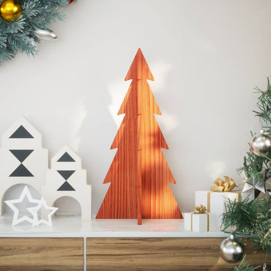 Bois de sapin de Noël à décorer 59,5 cm en bois de pin massif