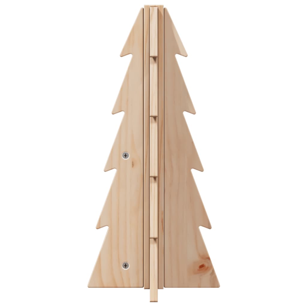 Bois de sapin de Noël à décorer en bois de pin massif 49 cm