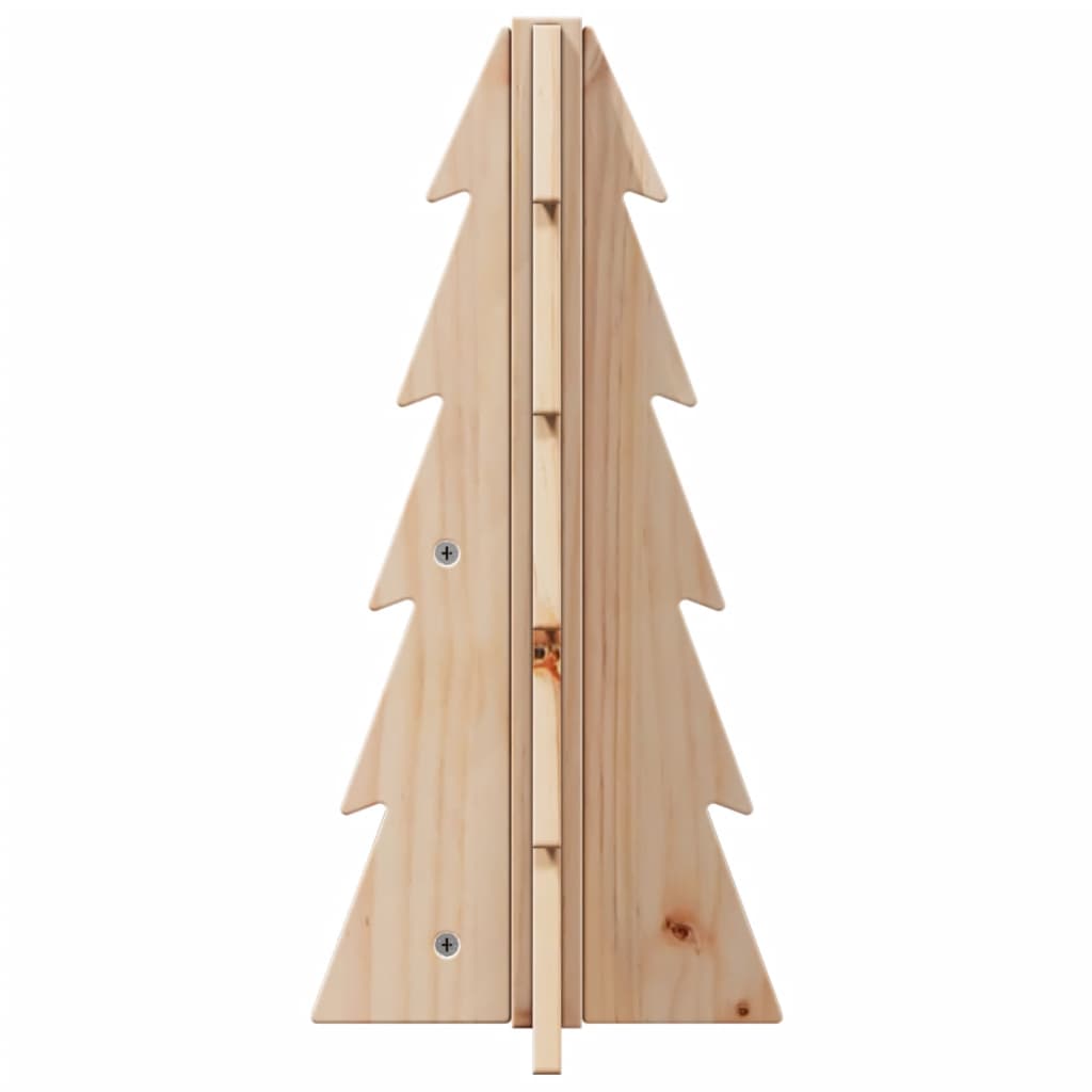 Bois de sapin de Noël à décorer en bois de pin massif 49 cm