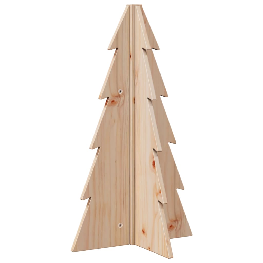 Bois de sapin de Noël à décorer 69,5 cm en bois de pin massif