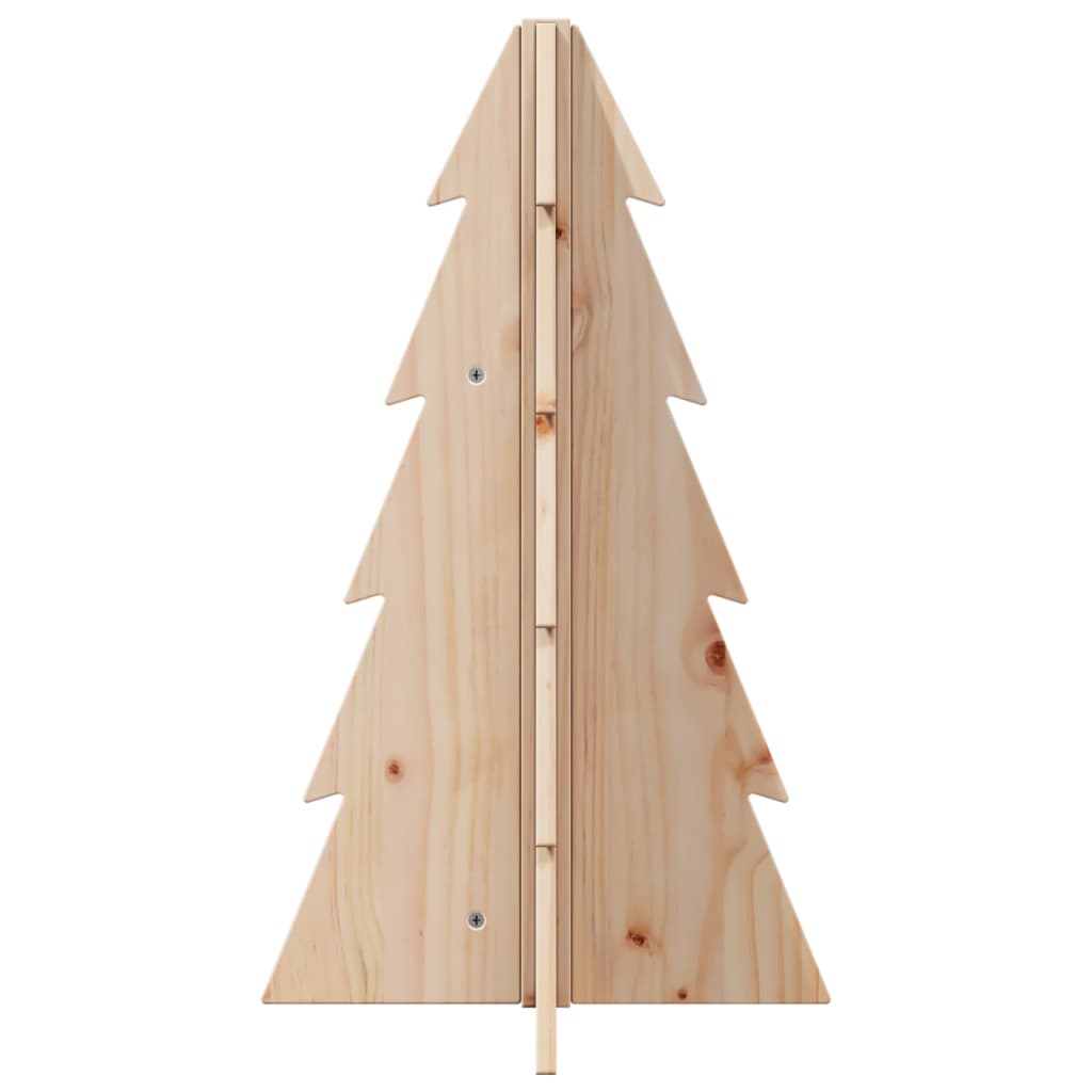 Bois de sapin de Noël à décorer 69,5 cm en bois de pin massif