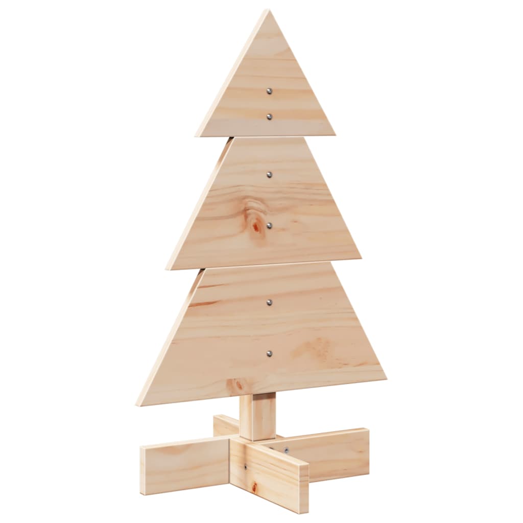 Bois de sapin de Noël à décorer en bois de pin massif 60 cm