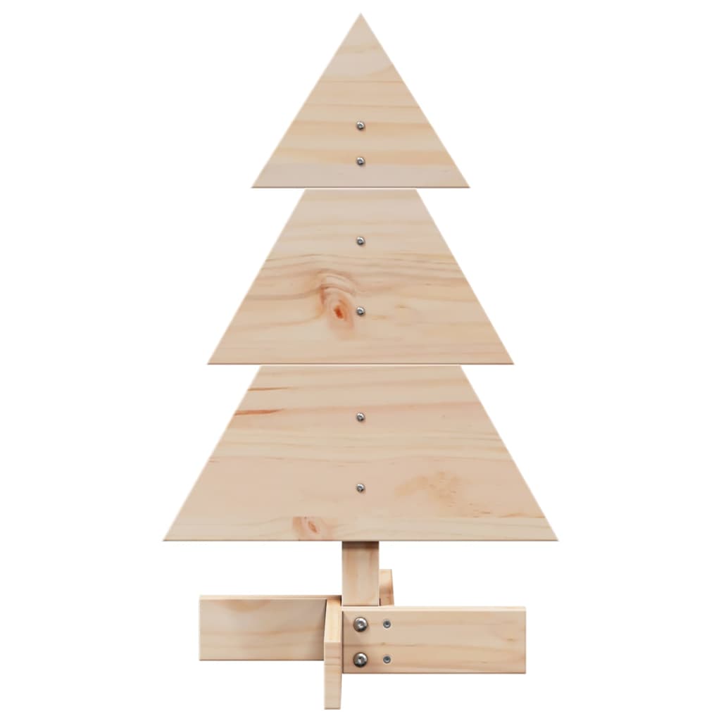 Bois de sapin de Noël à décorer en bois de pin massif 60 cm