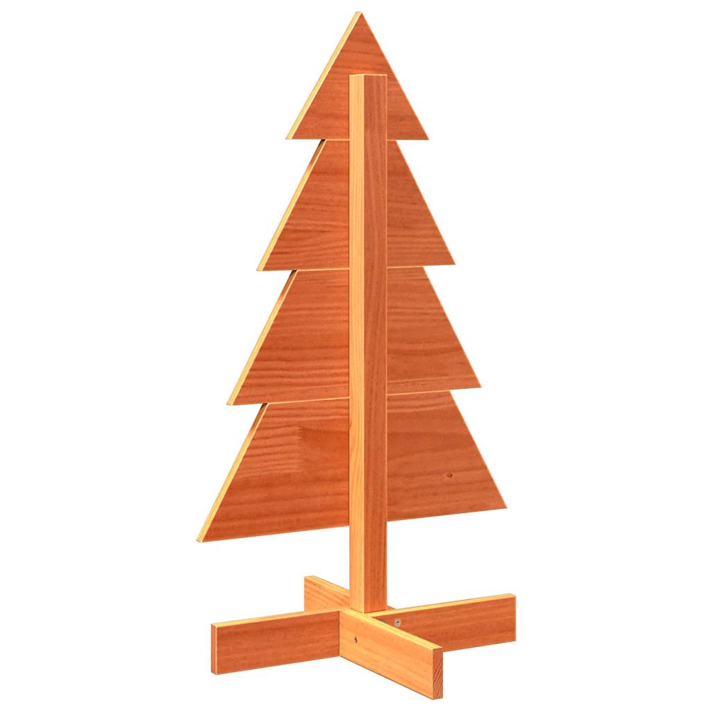 Weihnachtsbaum Holz zum Schmücken 80 cm Massivholz Kiefer