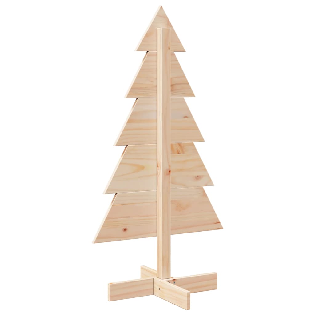 Bois de sapin de Noël à décorer 100 cm en bois de pin massif