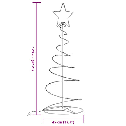 LED Weihnachtsbaum 80 LEDs Warmweiß 120 cm