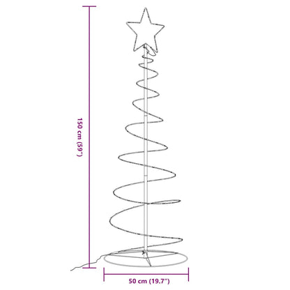 LED Weihnachtsbaum 100 LEDs Warmweiß 150 cm