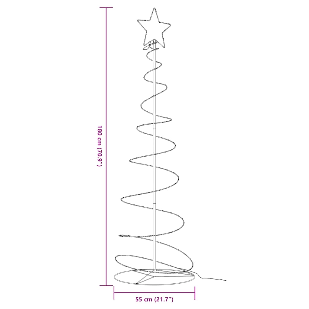 LED Weihnachtsbaum 120 LEDs Warmweiß 180 cm
