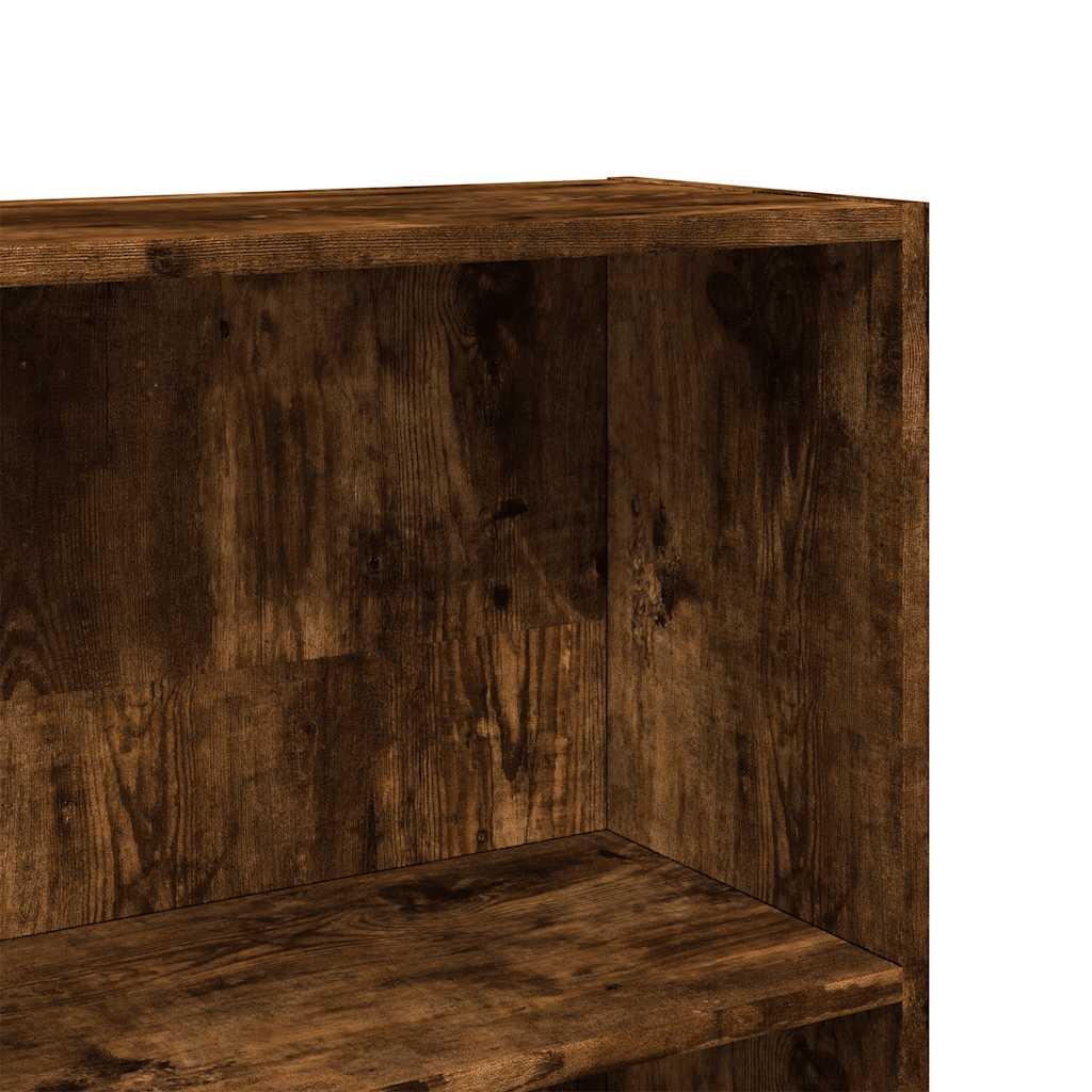 Bookshelf smoked oak 80x30x189 cm wood material