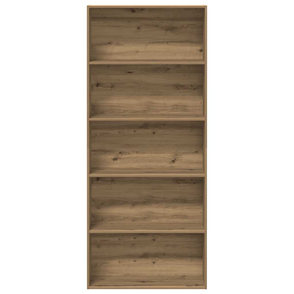 Bücherregal Artisan-Eiche 80x30x189 cm Holzwerkstoff