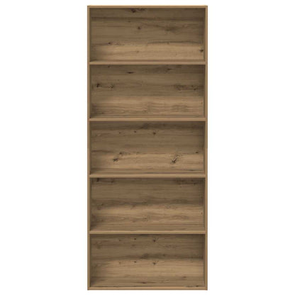 Bücherregal Artisan-Eiche 80x30x189 cm Holzwerkstoff
