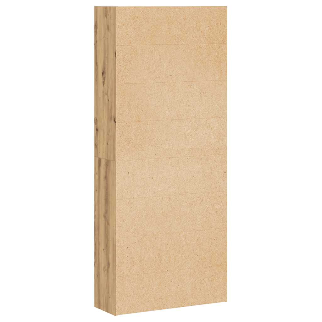 Bücherregal Artisan-Eiche 80x30x189 cm Holzwerkstoff