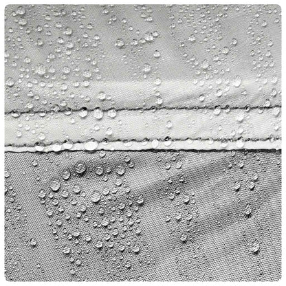 Poolzelt mit abnehmbarem Überzelt Netzwänden Grau 512x458cm