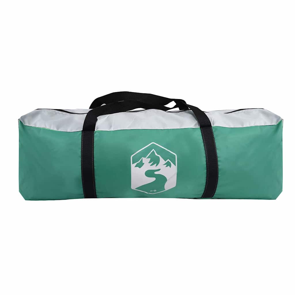 Poolzelt 366 x 305 x 231 cm Polyester und Fiberglas Meergrün