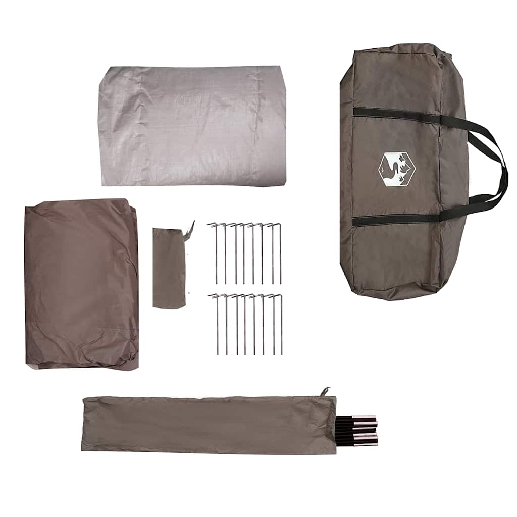 Angelzelt Braun 514 x 465 x 187 cm Polyester und Fiberglas
