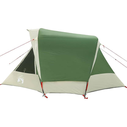 Campingzelt 4 Personen Grün Wasserdicht