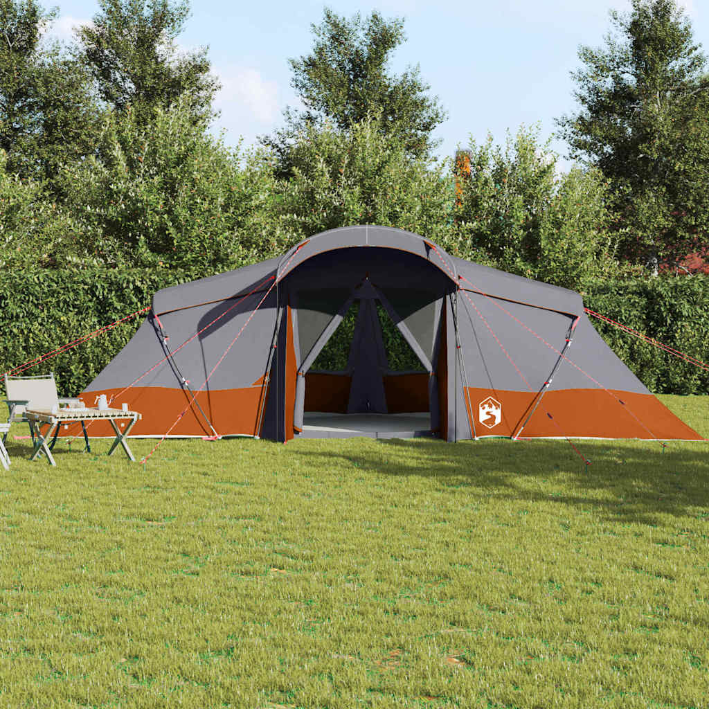 Zelte mit Dach Grau und Orange 721 x 335 x 212 cm Polyester