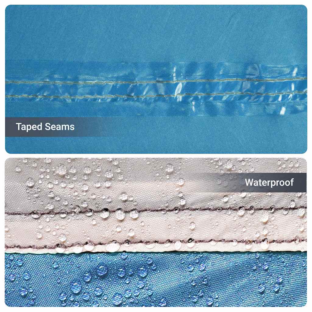 Zelte mit Dach Blau 435 x 255 x 216 cm Polyester