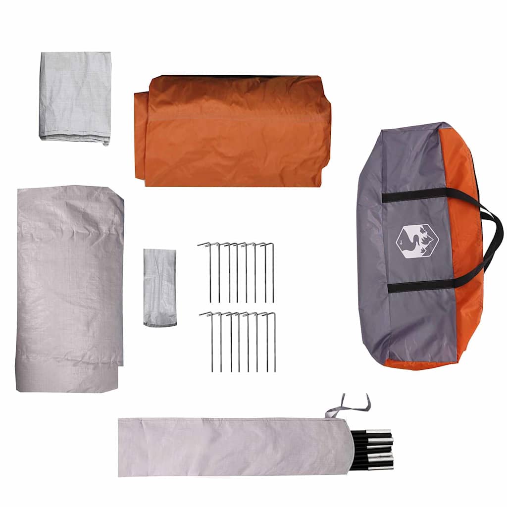 Familienzelt mit Dach Orange und Orange 435 x 255 x 216 cm