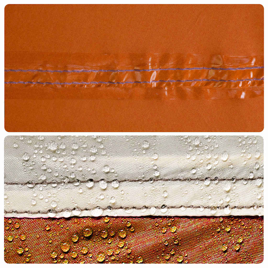 Familienzelt mit Dach Orange und Orange 435 x 255 x 216 cm