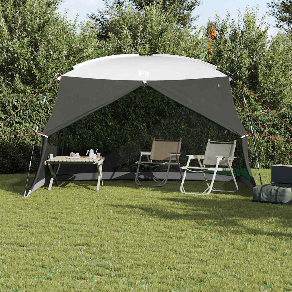 Moskitonetz-Zelt mit Dach Grau 380 x 380 x 225 cm