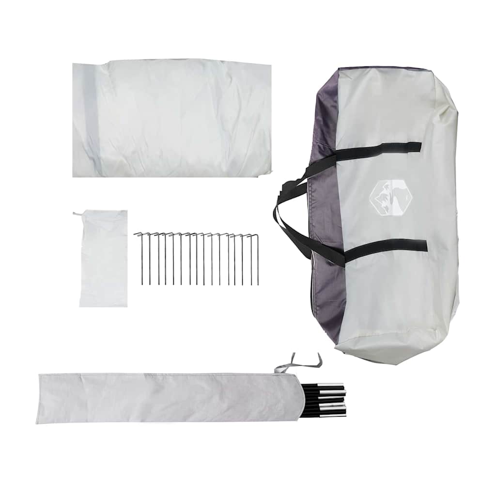 Moskitonetz-Zelt mit Dach Grau 434 x 434 x 230 cm