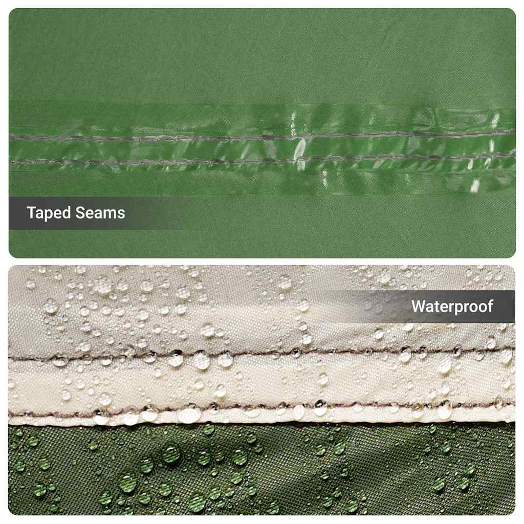 Zelte mit Dach Grün 622 x 295 x 238 cm Polyester