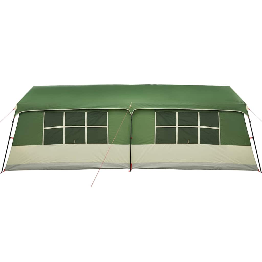 Familienzelt mit Dach Grün und Beige 622 x 295 x 238 cm