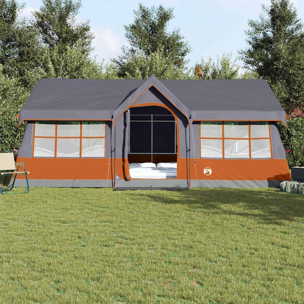 Zelte mit Dach Grau und Orange 622 x 295 x 238 cm Polyester