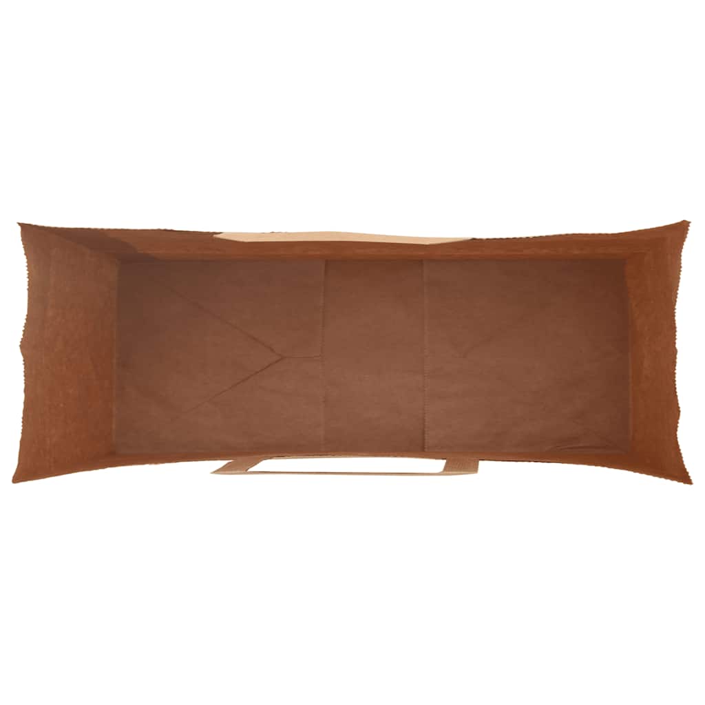 Papiertragetaschen 50 Stk. mit Henkeln Braun 32x12x42 cm