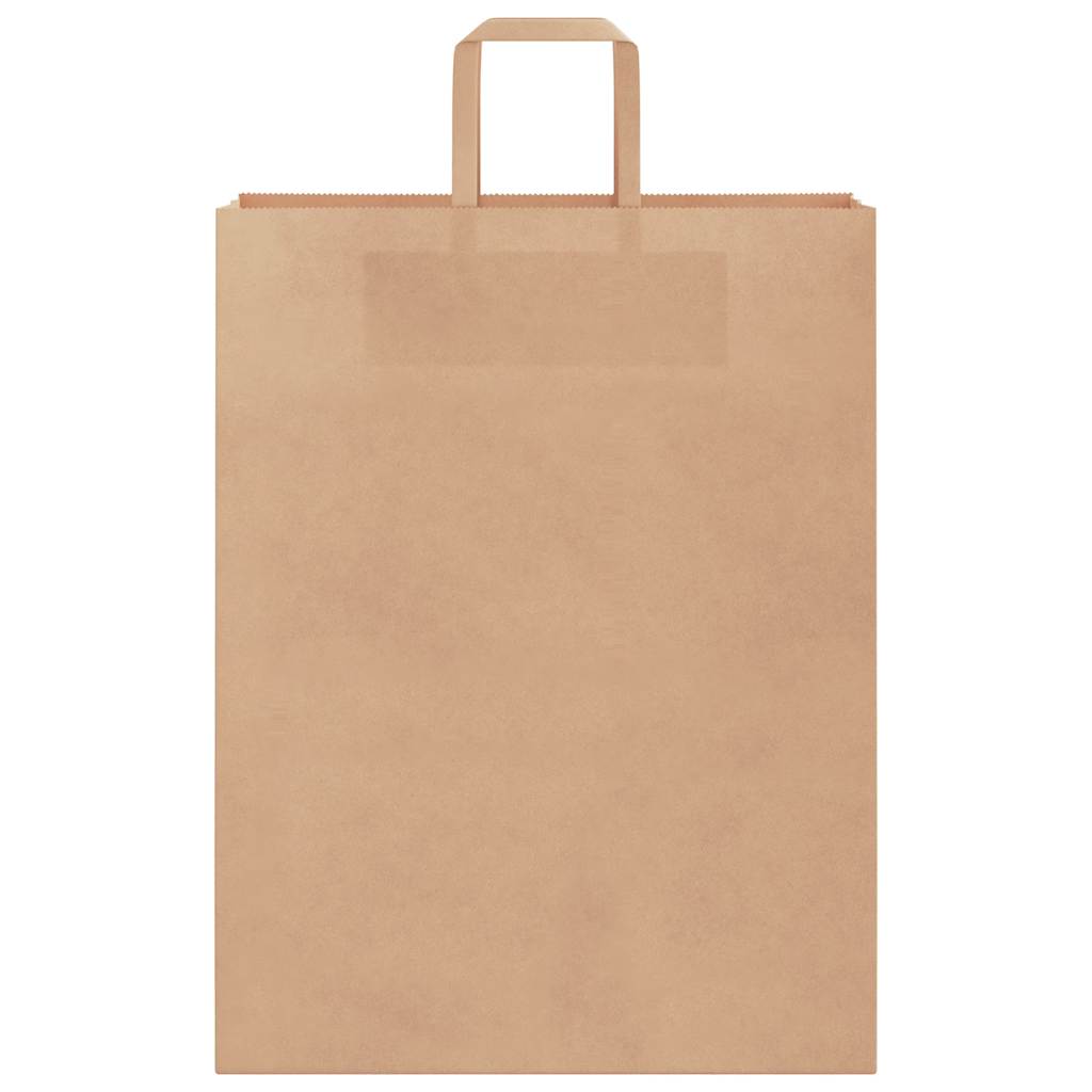 Papiertragetaschen 250 Stk. mit Henkeln Braun 32x12x42 cm